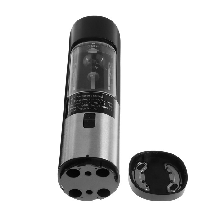 Мельница электрическая Luazon WGM-01, гравитационная, пластик, от батареек (не в комп-те) Мельница электрическая Luazon WGM-01, гравитационная, пластик, от батареек (не в комп-те)