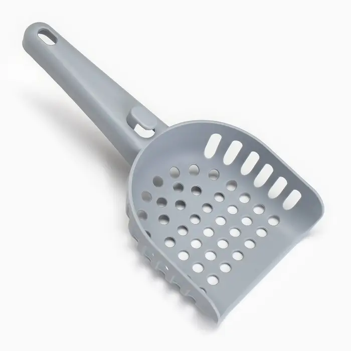 Совок для кошачьего туалета, 23&times;11&times;5.5, пластик, серый