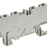 ARMAFIX Клемма пружинная CX2.5-4 2,5мм2 четырехконтактная серая IEK