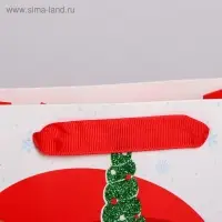 Пакет подарочный новогодний ламинированный «Новогодний единорожка», MS 18 х 23 х 10 см