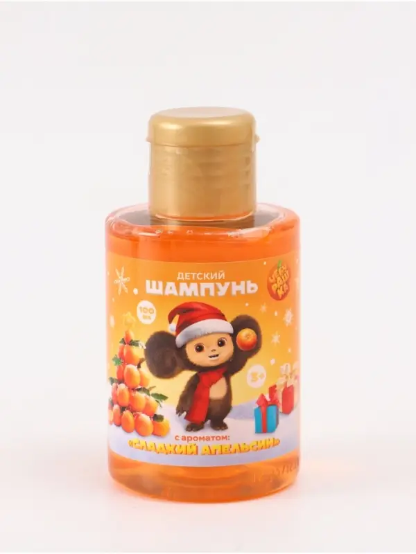 Детский шампунь, аромат сладкий апельсин, 100 мл, Чебурашка Детский шампунь, аромат сладкий апельсин, 100 мл, Чебурашка