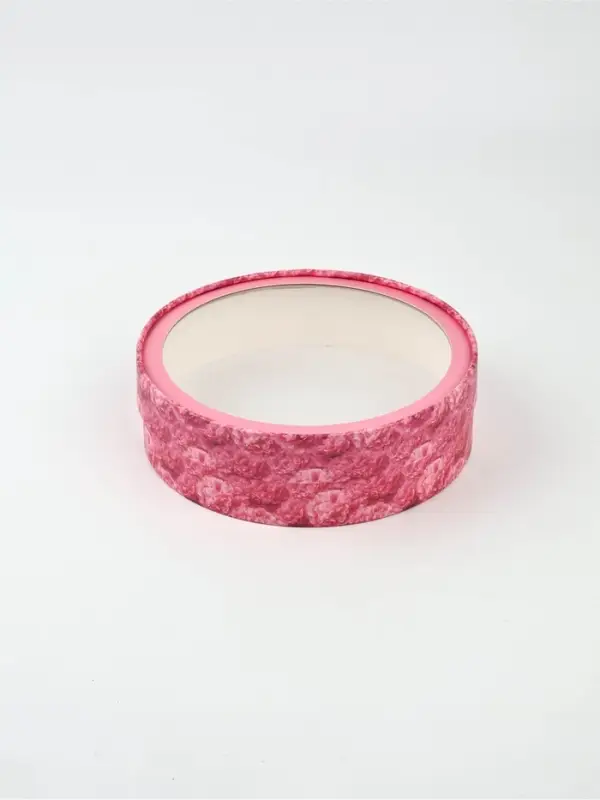 Коробка подарочная тубус с окном &laquo;Нежные пионы&raquo;, 20&times;20&times;5 см