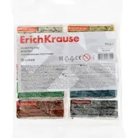 Пластилин ErichKrause Basic light pack, 10 цветов, 160 г, европодвес, в пакете