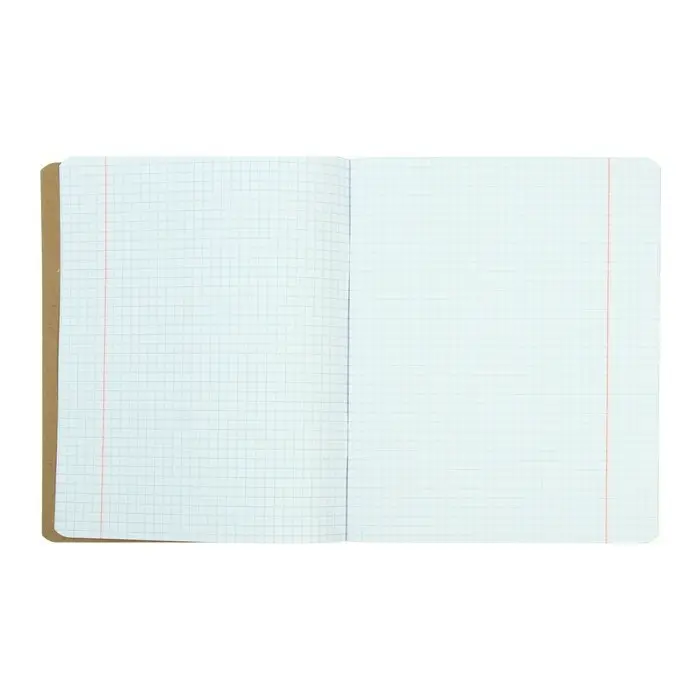 Тетрадь 48 листов, в клетку, Тетрадь 48 листов, в клетку, "КРАФТ", обложка крафт-картон, блок офсет 65г/м², МИКС