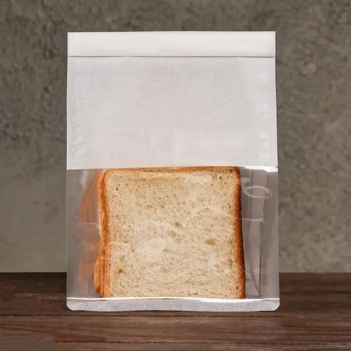 Пакет бумажный, с окном, прямоугольное дно, белый, 16×13×26 см Пакет бумажный, с окном, прямоугольное дно, белый, 16×13×26 см