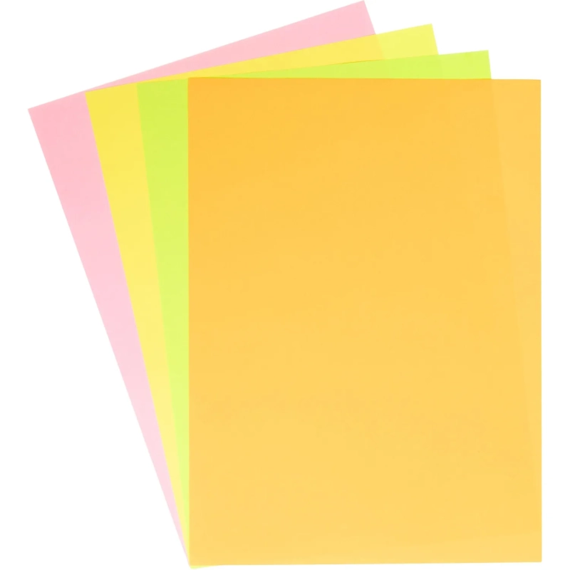 Бумага цветная Attache 'Неон' (А4,75г, 4цв. неон по 50л.) пачка 200л
