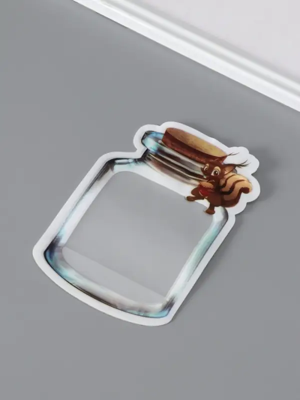 Пакет для хранения Пакет для хранения "Стеклянная баночка с пробкой. Белочка", застёжка zip-lock 10,5х15+5,5 см 10886