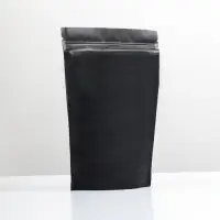 Пакет дой - пак, матовый, чёрный, 14&times;20&times;4 см