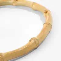 Ручки для сумки, 2 шт., бамбук, 17&times;12 см, толщина 0.8 см