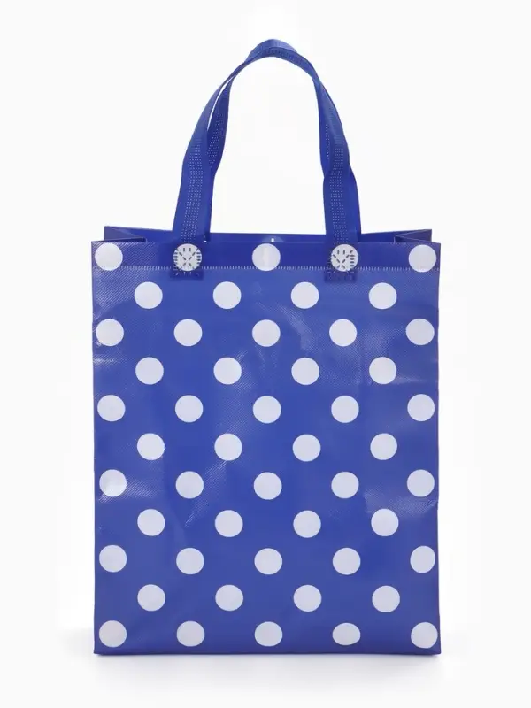 Сумка хозяйственная &laquo;Горох&raquo;, без застёжки, 26&times;11&times;32 см, синяя