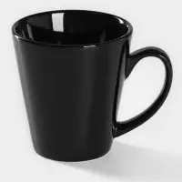 Кружка керамическая Доляна Coffee break, 370 мл, чёрный