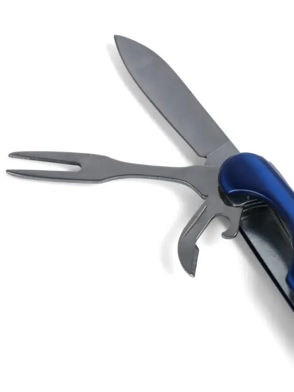 Нож швейцарский 9 в 1, синий