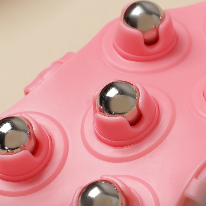 Массажёр антицеллюлитный, варежка, розовый, 16 х 8 см Массажёр антицеллюлитный, варежка, розовый, 16 х 8 см