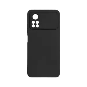 Чехол для Xiaomi Poco X4 Pro (5G) TPU матовый черный