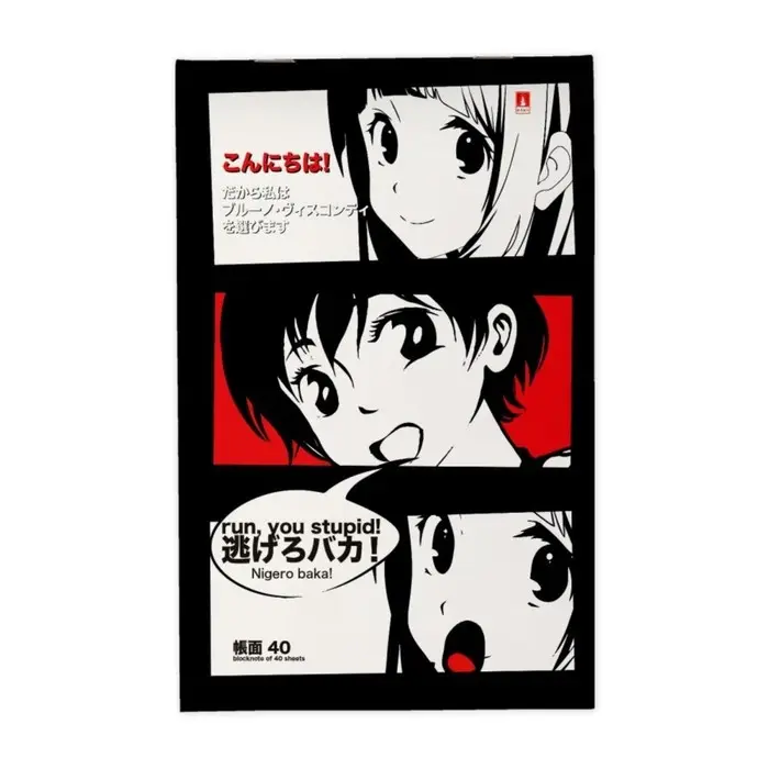 Блокнот А5, 40 листов Manga Anime, обложка картон, МИКС Блокнот А5, 40 листов Manga Anime, обложка картон, МИКС