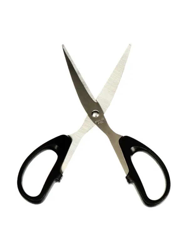 Ножницы канцелярские 17.4 см, Calligrata TOP, офис пластиковые ручки, европодвес