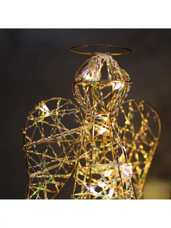 Светодиодная фигура &laquo;Ангел&raquo; 29&times;17&times;16 см, 20 LED, от батареек ААx2, свечение тёплое белое