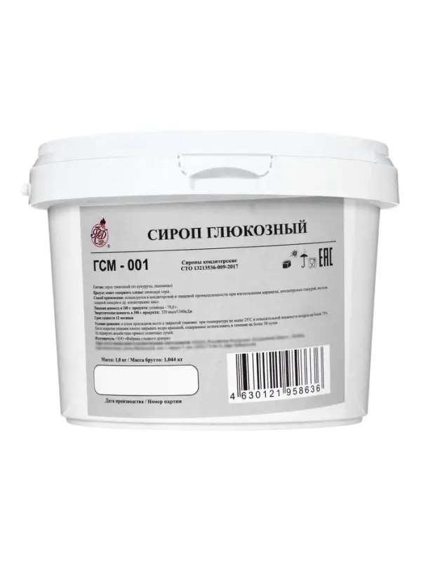 Глюкозный Сироп 43%, 1 кг