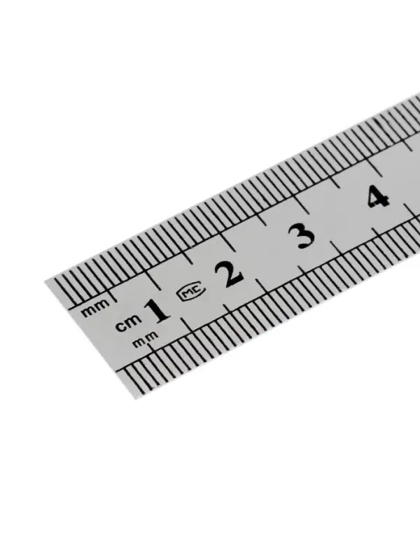 Линейка металлическая, 15 см