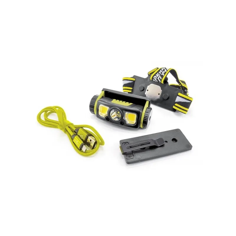 Фонарь налобный ЯРКИЙ ЛУЧ LH-400 Cobra PRO сенс.вкл/выкл, Li-ion 2600mAh