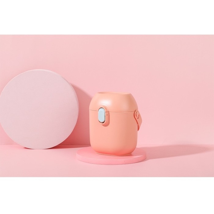 Контейнер для хранения детского питания 450 мл., с ложкой, цвет персиковый Контейнер для хранения детского питания 450 мл., с ложкой, цвет персиковый