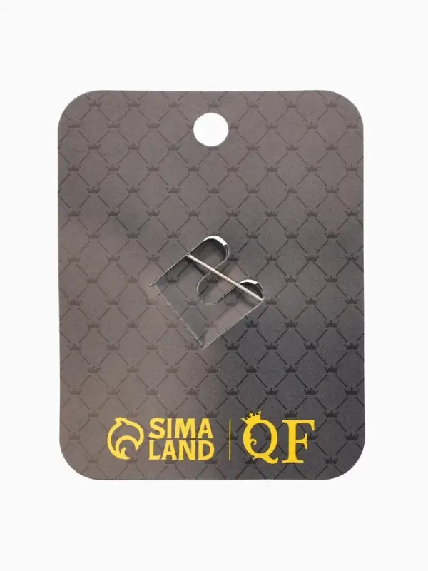 Брошь &laquo;Фигуристка&raquo;, белая в серебре