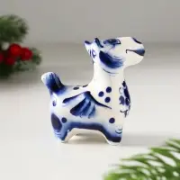Сувенир Пегас, 7х6,5х3,5см, гжель