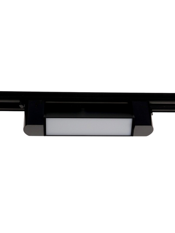 Трековый светильник линейный, поворотный, 10 Вт, 900 Лм, 4000К, IP20, черный