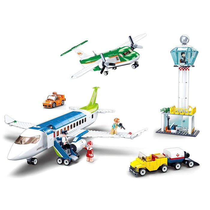 Конструктор Авиация «Аэропорт», 731 деталь Конструктор Авиация «Аэропорт», 731 деталь