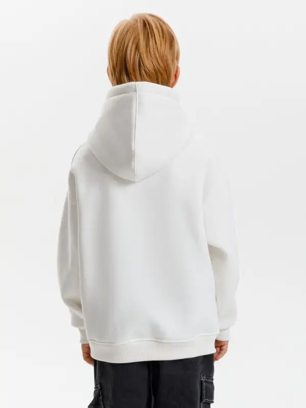 Худи детское оверсайз Junipero, молочное, 6 лет Худи детское оверсайз Junipero, молочное, 6 лет