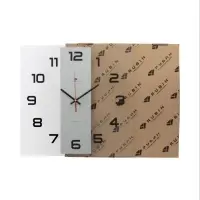 Часы настенные интерьерные &laquo;Полоса&raquo;, бесшумные, плавный ход, 35&times;35 см, стекло, от батарейки 1&times;АА