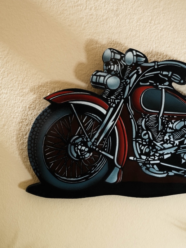 Панно  Панно "Чоппер" дерево 30х16 см, красный