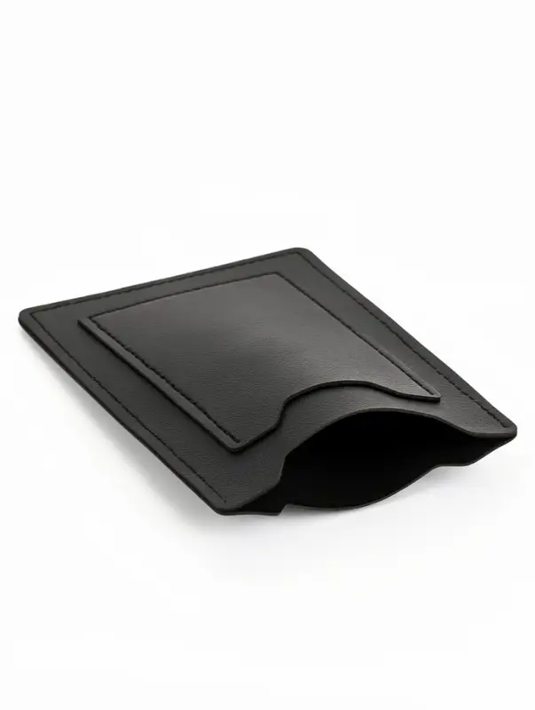 Обложка 3в1 для автодокументов, СТС, права, карта, 9&times;0.3&times;12.5 см, чёрная