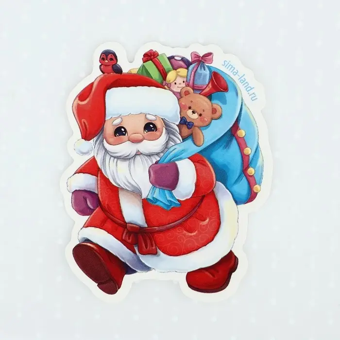 Пакет под сладости «Дедушка Мороз», 10 х 10 см Пакет под сладости «Дедушка Мороз», 10 х 10 см