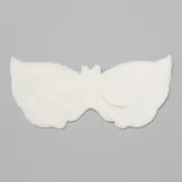 Маска для области вокруг глаз, с резинкой, 19.5&times;9.5 см, белая