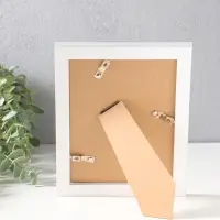 Фоторамка пластик 13х18 см "Остин" бело-серый 21,5х16,5х1,5 см