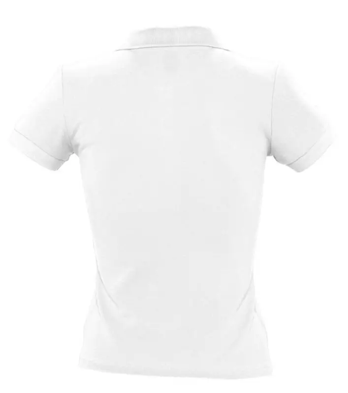 Рубашка поло женская People 210 белая, размер S