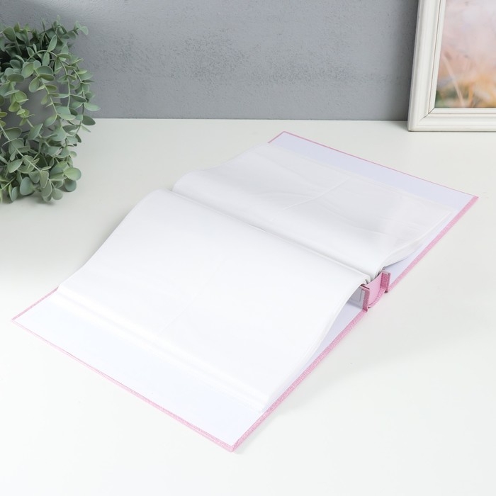 Фотоальбом на 200 фото 13х18 см Фотоальбом на 200 фото 13х18 см "Объёмный цветочек" МИКС 30х23,5х5,5 см