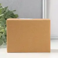 Сувенир керамика "Белый котёнок с желтым цветочком" 5,2х5х7,6 см