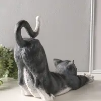 Копилка полистоун "Кот потягивается" 33х36 см