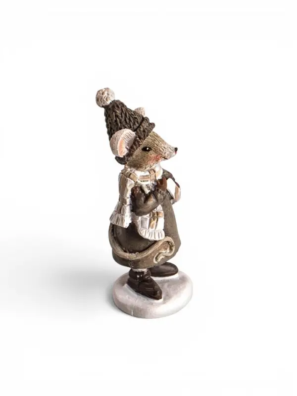 Фигурка &laquo;Мышка с подарком&raquo;, 3.2&times;3&times;8.2 см