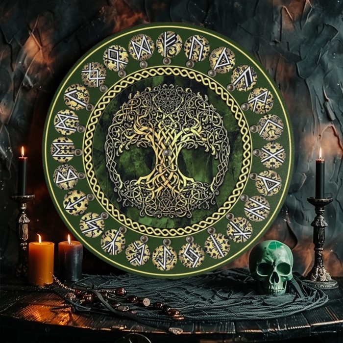 Спиритическая доска Спиритическая доска "Древо жизни", d=27см