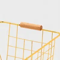 Корзина для хранения "Голден" 24.5*18*10 см, цвет золотой Корзина для хранения "Голден" 24.5*18*10 см, цвет золотой