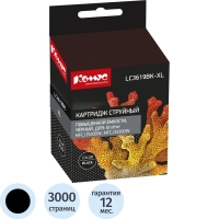 Картридж струйный Комус LC3619XLBK чер.пов.емк для BrotherMFCJ3530DW/3930D