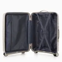 Чемодан на колёсах, 24", кодовый замок, 40&times;24&times;65 см, бежевый