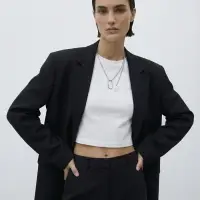 Цепь "Карабин", цвет серебро