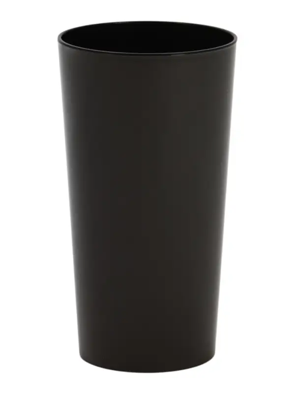 Кашпо со вставкой 26х26х46 см (вставка 9 л) "КАМЕЛИЯ 3" графит