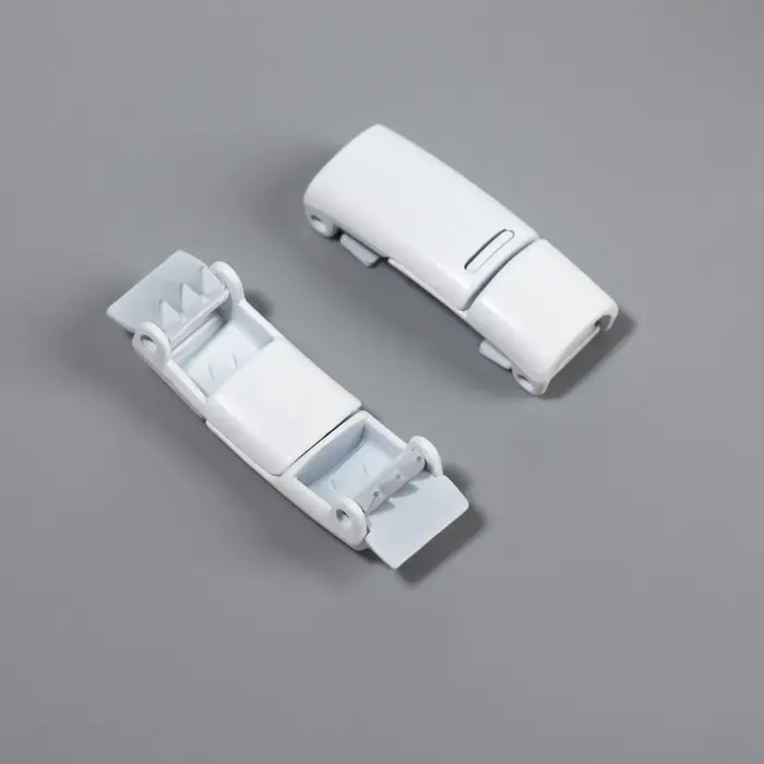 Шнурки для обуви, на магнитах, пара, с плоским сечением и фиксатором, 100 см, белые