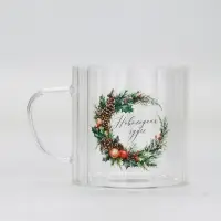 Кружка стеклянная «Новогодних чудес», 650 мл Кружка стеклянная «Новогодних чудес», 650 мл