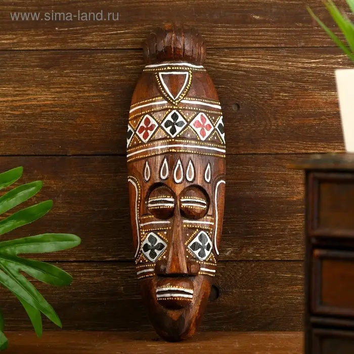 Маска дерево Маска дерево "Абориген" 30х10х4 см